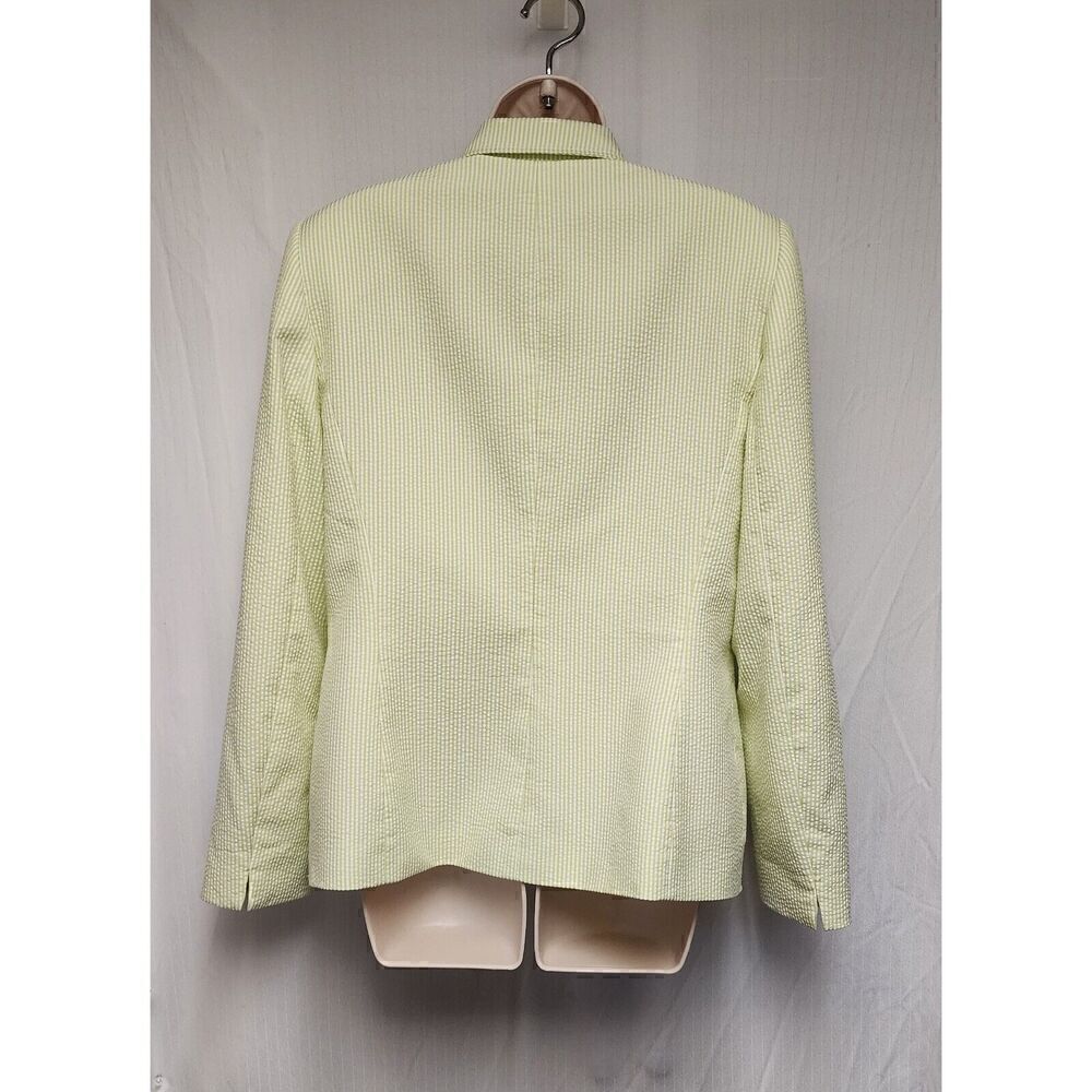 Alex Marie Green White Blazer Jacket Suit Size 12 - Picture 6 of 12